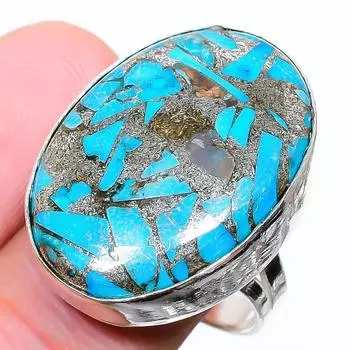 Ювелирное кольцо ручной работы из стерлингового серебра 925 пробы с драгоценным камнем Spiny Oyster 8 N9s30 8 оранжевый