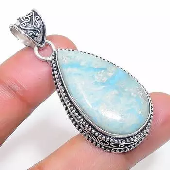 Ювелирное украшение Republic Larimar Handmade из стерлингового серебра 925 пробы 1,97 дюйма b2S07