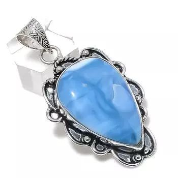 Ювелирное украшение ручной работы из серебра 925 пробы с драгоценным камнем опалом Owhyee 2,17 дюйма L5y38