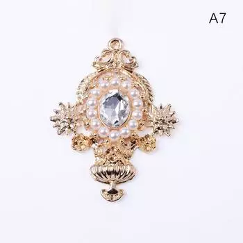 Ювелирные аксессуары из сплава, индивидуальный бриллиантовый кулон, аксессуары для волос «сделай сам», серьги, материал