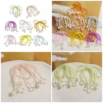 Ювелирные аксессуары, кисточки ручной работы из бисера, звезды и стеклянные бантики, украшения для заколок и серег 5