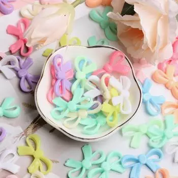 Ювелирные аксессуары ручной работы Акриловые макароны Цвет 80 шт. Вертикальные отверстия Кремовый материал DIY Серьги Ожерелье Изготовление банта Бусины Бусы 80Pcs разноцветный