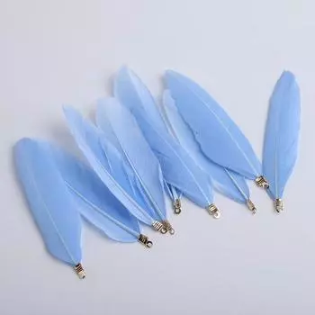 Ювелирные аксессуары «сделай сам», перо, нож, перо, металлический зажим, пряжка, лебединое перо, чемодан, аксессуары для одежды, материал 100pcs