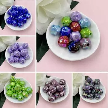 Ювелирные аксессуары Серьги Magic Color Making Креативные бусины Свободные браслеты своими руками 21 мм Мода 15 шт. Гетеротипный акрил