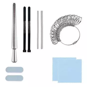 Ювелирные инструменты, кольца для измерения колец, инструменты для формирования и ремонта ювелирных изделий, стержни для колец, выбор размера HK Stick 10PCS CN