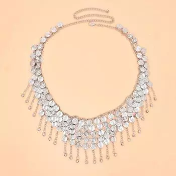 Ювелирные изделия Богемные цепочки на талию Цепочка на живот Цепочка с кисточками Цепочки на пояс для платья Цепочки для танцев Выступление Style E