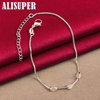 Ювелирные изделия-браслет-цепочка из стерлингового серебра 925 пробы Mitsubishi Bead Box 20cm