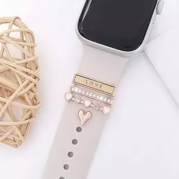 Ювелирные изделия Браслет Украшение Алмазный орнамент Универсальные металлические подвески Ремешок для часов