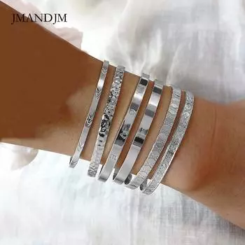 Ювелирные изделия буквы модные и простые стук узор стрелка ромб узор преувеличенная личность открывающийся браслет