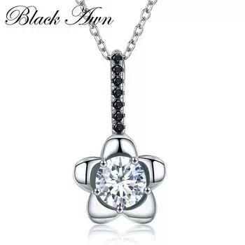 Ювелирные изделия Черно-белые модные обручальные ожерелья Eternity Band