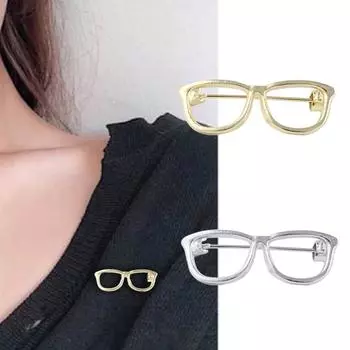 Ювелирные изделия для мужчин, булавки для воротника, женские броши, корейский значок, булавка для костюма, пряжка для платья, солнцезащитные очки, форма золотой