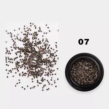 Ювелирные изделия для ногтей Дрель для ногтей Микродрель Кристалл Песок Металлические украшения разноцветный