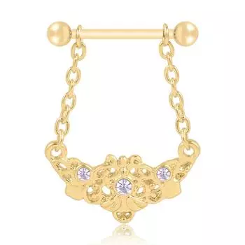 Ювелирные изделия для пирсинга из хирургической стали, кольцо для сосков для женщин и девочек