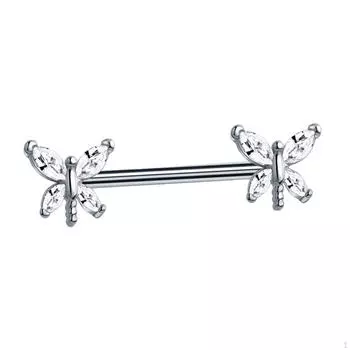 Ювелирные изделия для пирсинга, серьги-штанги из нержавеющей стали, 14 г, прямые стержни, шпильки для ушей, бар для Gold