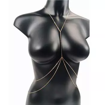 Ювелирные изделия для тела, сексуальная цепочка на грудь, бикини, поясные цепочки, цепочки на талию для женщин, тела серебряный