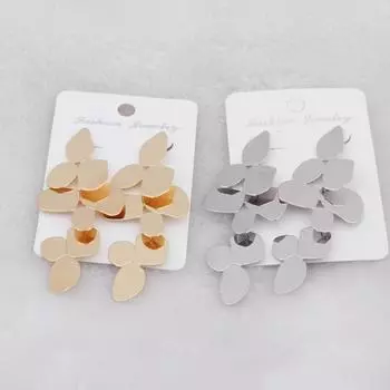 Ювелирные изделия, геометрические серьги для женщин, серьги с цветами знаменитостей для девочек, женские серьги-гвоздики в подарок