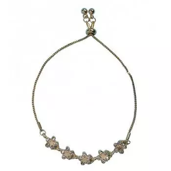 Ювелирные изделия Her Lab|ins Wind, усовершенствованный дизайн, браслет с цветком циркона, женский браслет с опалом, упаковка в шкатулку для драгоценностей