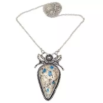 Ювелирные изделия из драгоценных камней яшмы, серебряное ожерелье ручной работы, этническая нить макраме