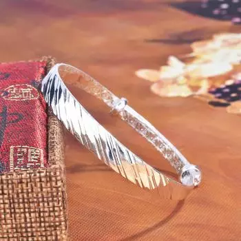 Ювелирные изделия из искусственного серебра Метеоритный дождь Браслет на удачу, посеребренный браслет, корейский модный стиль Adjustable size