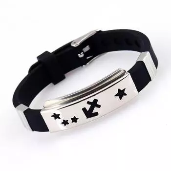 Ювелирные изделия из нержавеющей стали 12 браслетов созвездий, Ювелирные изделия из титановой стали, Браслеты для пар, Модные браслеты