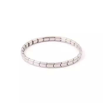 Ювелирные изделия из нержавеющей стали Эластичный браслет Ретро-браслет Женский индивидуальный браслет серебряный