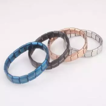 Ювелирные изделия из нержавеющей стали, пластинчатый браслет, эластичный браслет, модный Иу, небольшие товары