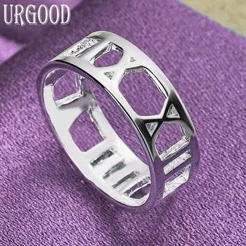 Ювелирные изделия из полого серебра 925 пробы 5#