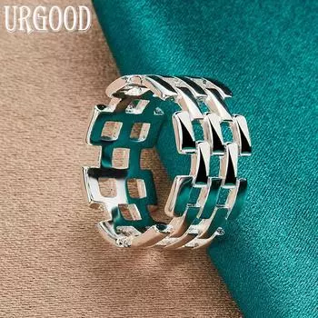 Ювелирные изделия из полого серебра 925 пробы 7#-54.4mm