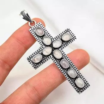 Ювелирные изделия из розового кварца, кулон из стерлингового серебра 925 пробы, ювелирные изделия ручной работы с драгоценными камнями, подарки для жены, абсолютно новый кулон 3.14 Inches розовый