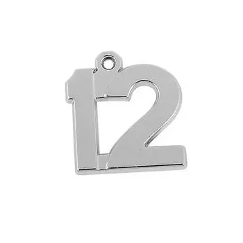 Ювелирные изделия из сплава с древними серебряными цифрами в этническом стиле из мультфильма 2–40 40