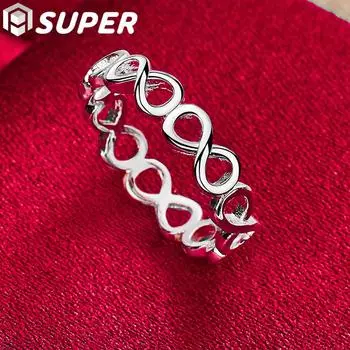 Ювелирные изделия из стерлингового серебра 925 пробы с номером 8 7#