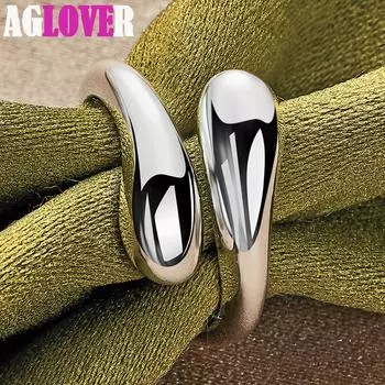 Ювелирные изделия из стерлингового серебра 925 пробы с каплями воды/каплями дождя