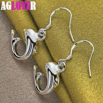 Ювелирные изделия из стерлингового серебра 925 пробы с дельфинами