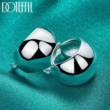 Ювелирные изделия из стерлингового серебра 925 пробы - серьги-яйца