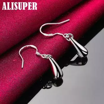 Ювелирные изделия из стерлингового серебра 925 пробы с капельками воды и каплями дождя