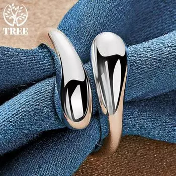 Ювелирные изделия из стерлингового серебра 925 пробы с каплями воды/каплями дождя