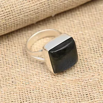 Ювелирные изделия из стерлингового серебра 925 пробы с лабрадоритом ручной работы на День Благодарения 4 синий