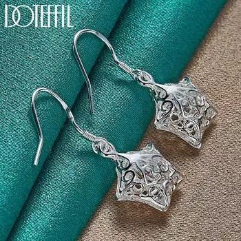 Ювелирные изделия из стерлингового серебра 925 пробы с полыми звездами 3.00*1.40cm