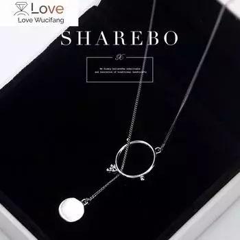 Ювелирные изделия из стерлингового серебра 925 пробы, ожерелье в виде круглой полосы, ожерелье, колье, бижутерия, женское колье-чокер