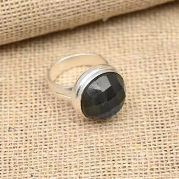 Ювелирные изделия из стерлингового серебра 925 пробы с лабрадоритом ручной работы на День Благодарения 4 синий