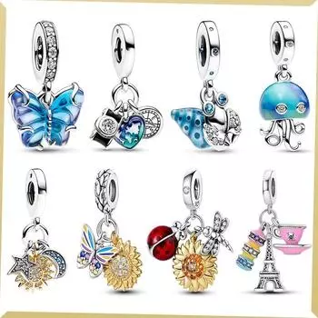 Ювелирные изделия из стерлингового серебра 925 пробы, сделанные своими руками, подарки на день рождения