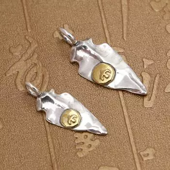 Ювелирные изделия из стерлингового серебра S925 в стиле ретро, тайский серебряный кулон «Летающий орел» для мужчин и женщин, простой маленький кулон