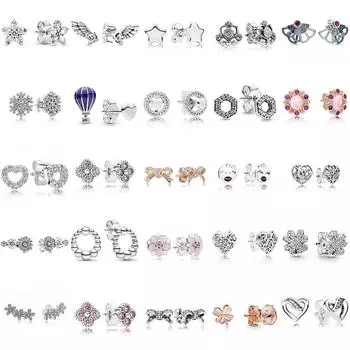 Ювелирные изделия Kenora 2023 Популярные женские браслеты из стерлингового серебра 925 пробы, серьги, подходящие для модного ожерелья из бисера Diy, подарочные ювелирные изделия белый