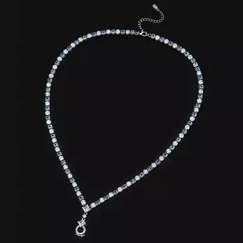 Ювелирные изделия Медь Позолоченный Имитация Цвета Сокровища Круглый Универсальный Цепь Универсальная Цепь Женская 45 + 5 см