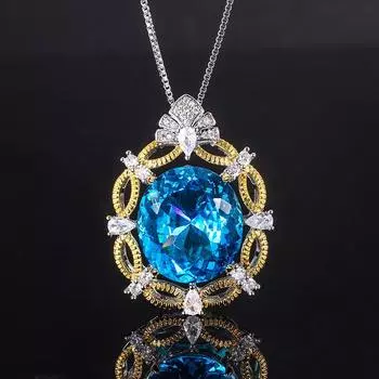 Ювелирные изделия Медное основание Позолоченное Имитация Птичье гнездо Резка проволокой Ретро Подвеска 18 * 20