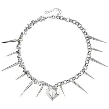 Ювелирные изделия Милый Прохладный Металл Нерегулярные Бисерные Любовь Коническая Ключица Цепочка Ожерелье Женский