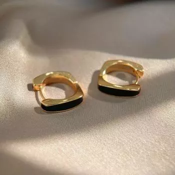 Ювелирные изделия Модные женские серьги-кольца Капающие масляные застежки для ушей Серьги-подвески в корейском стиле с глазурью красный