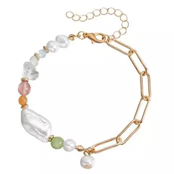 Ювелирные изделия, Ожерелье из бусин цвета «легкая роскошь», Набор ожерелий-цепочек с имитацией жемчуга.