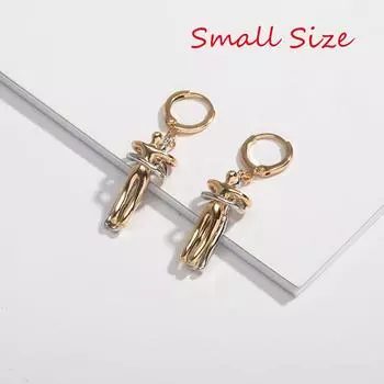 Ювелирные изделия Преувеличенные Личность Висячие серьги Серьги-капли Серьги-кольца Модные аксессуары SMALL