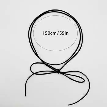 Ювелирные изделия Регулируемый флисовый веревочный чокер Женский простой индивидуальный персиковый кулон в форме сердца с любовью Ожерелье